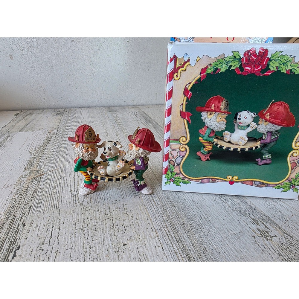 Vintage enesco sandi ziminicki sparky scooter smooch pooch firefighter North